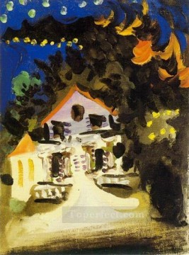 ハウス 1920 キュビズム パブロ・ピカソ Oil Paintings